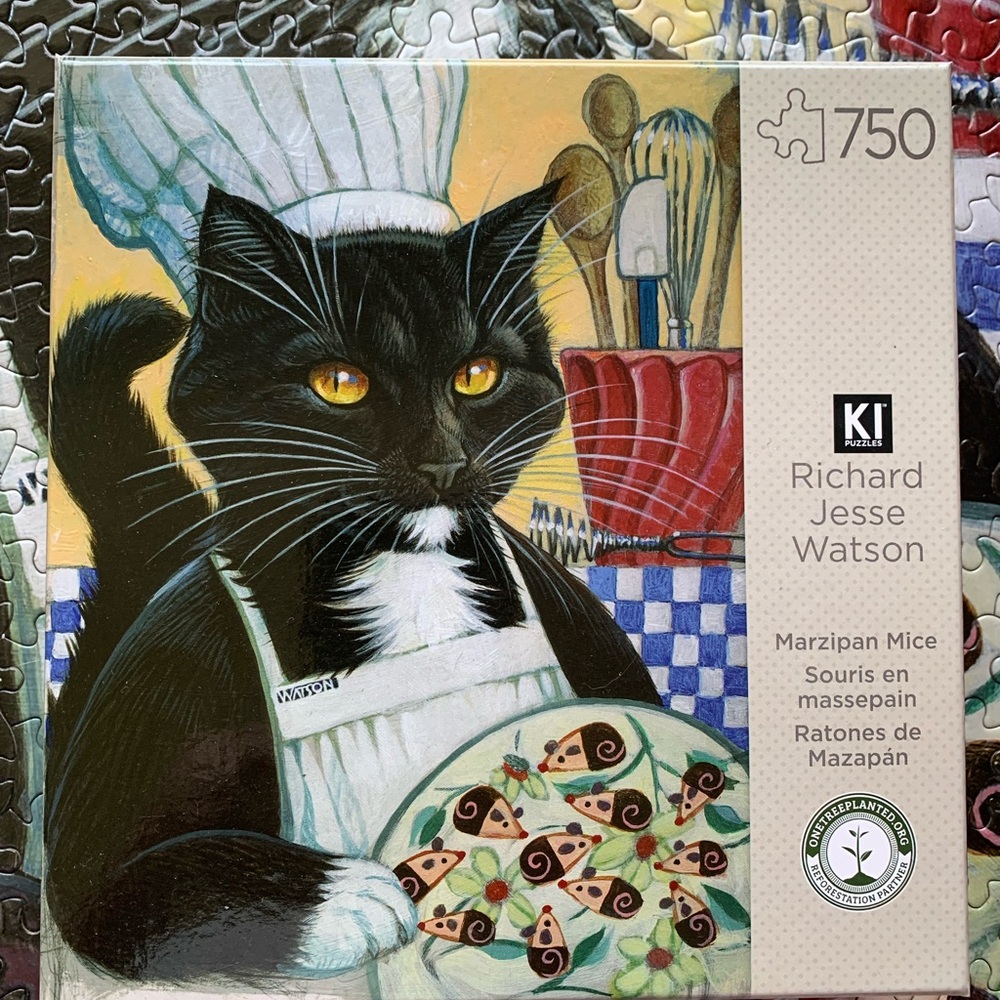 3/25$ Richard Jesse Watson Cat Chef Puzzle